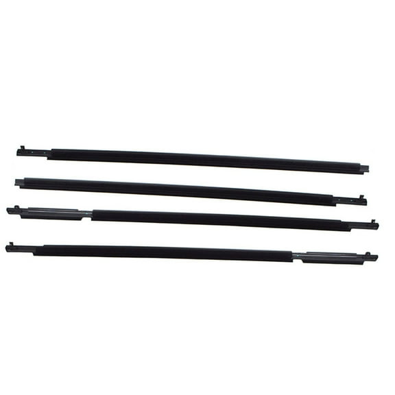 4Pcs Door Outside Weatherstrip Trim, Window Weather Stripping Seal Belt Moulding Trim Replacement for 2009-2012 Toyota RAV4