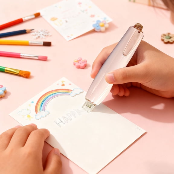 4Pcs Double Sided Tape Pens, Craft Adhesive Glue Runner - Multipurpose Journaling Supplies For Scrapbooking, Gift Wrapping, Office Supplies