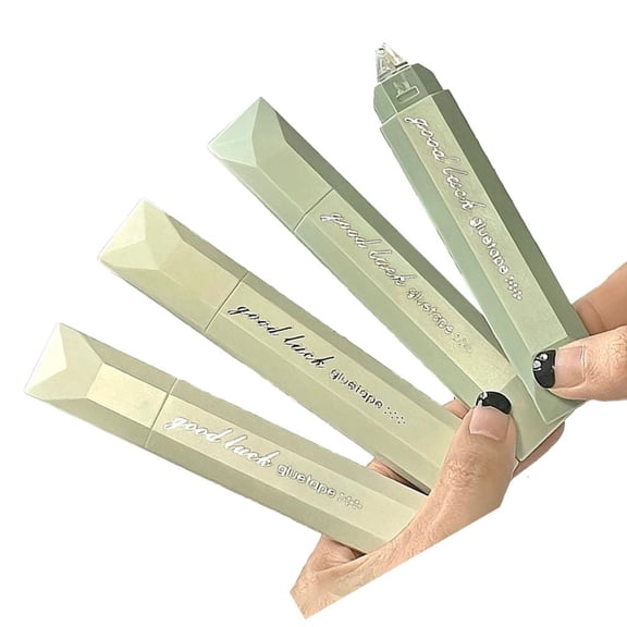 4Pcs Double Sided Tape Roller Glues Tape Pen Double-Sided Adhesive Tape Runner