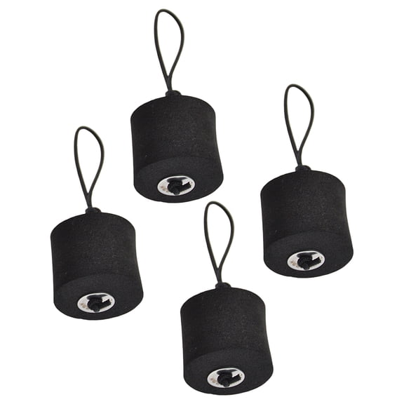 4Pcs Drain Hole Stopper Bung with Lanyard for Kayak Canoes Scupper Plugs High Elasticity Foam Kayak Scupper Plugs Set