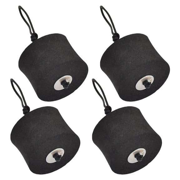 4Pcs Drain Hole Stopper Bung with Lanyard for Kayak Canoes Scupper Plugs High Elasticity Foam Kayak Scupper Plugs Set