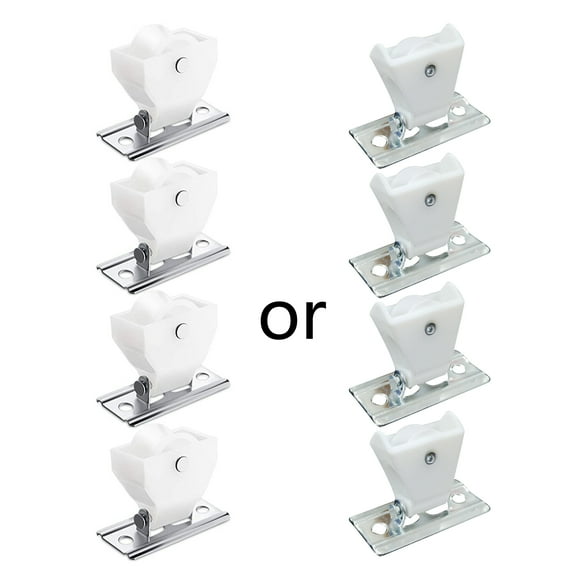 4Pcs Drapery Hardware Cord Pulleys Window Blind Lock for Roman Pleated Shade Roller Shutter Replacement Accessories Home Indoor Use