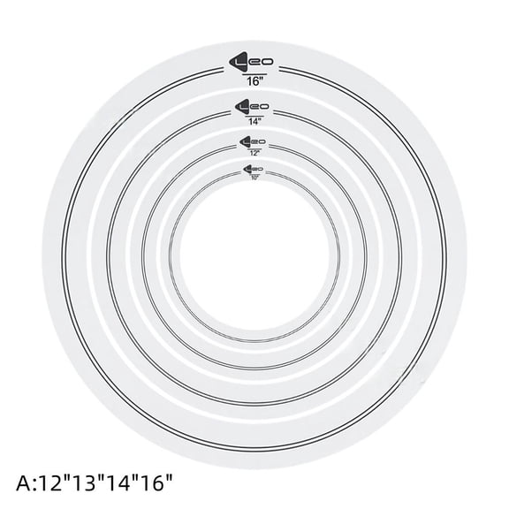 4Pcs Drum Set Tone Control Rings Muffler Mute Percussion 10 12 14 16 inch