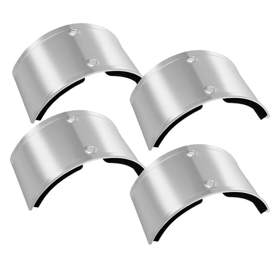 4Pcs Drywall Stilt Curved Plate,Drywall Stilt Foot Rest Replacement Part,Stilt Leg Cuff Plate,Stilt Leg Comfort Plate