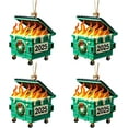 thumbnail image 1 of 4Pcs Dumpster Fire Christmas Ornament 2025 - Everything's Fine Ornaments, Personalized Dumpster Acrylic 2D Flat Ornament, Funny Christmas Ornaments for Home Xmas Tree Decor, 1 of 9