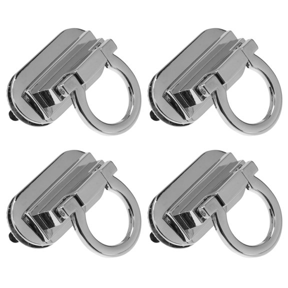4Pcs Durable Alloy Padlocks Die Casting Mortise Locks for Bags Lightweight Fashion Replacement Locks