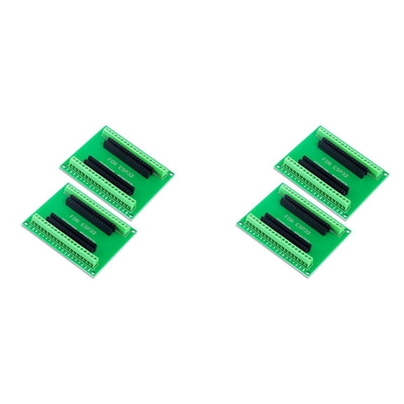 4Pcs ESP32 Breakout Board GPIO 1 Into 2 for 38PIN Narrow Version ESP32 ESP-WROOM-32 Microcontroller Development Board