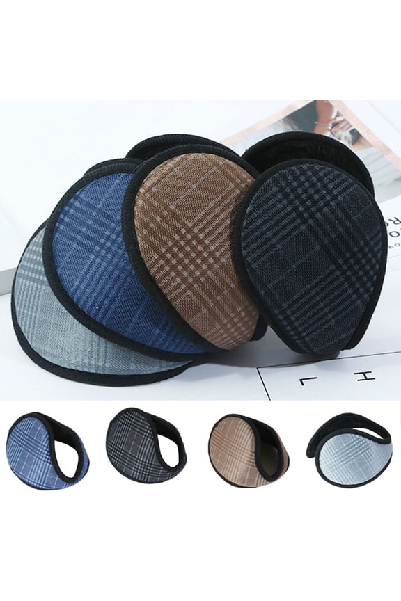 4Pcs Ear Muffs for Winter Windproof Ear Cover Behind the Head Women Men's Ear Muffs Unisex Foldable Earmuffs Ear Warmers for Outdoor Sports(Random color)