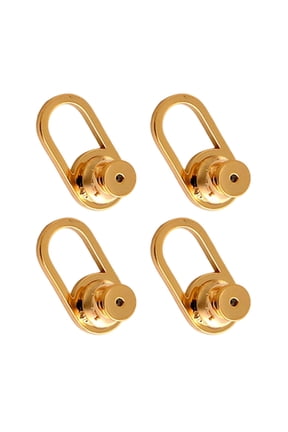 4Pcs Earring Support Backs for Droopy Ears Metal Heavy Earrings Backings