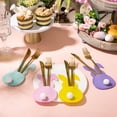 thumbnail image 1 of 4Pcs Easter Bunny Cutlery Holder Plush Tail Decor Rabbit Shape Cutlery Cover Cutter Fork Bag Happy Easter Party Decoration-Pink, 1 of 8