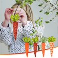 thumbnail image 1 of 4Pcs Easter Fabric Carrot under $5! Yrmaups Easter Fabric Carrot Decoration, Plush Carrot Ornaments for Table, Shelf, Basket Fillers, Spring Home Decor, Party Centerpiece, Festive Tray Arrangement, 1 of 9