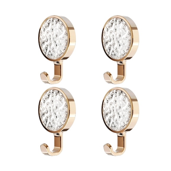 4Pcs Easy Install Bath Hooks Water Resistant Suitable for Kitchen and Bedroom