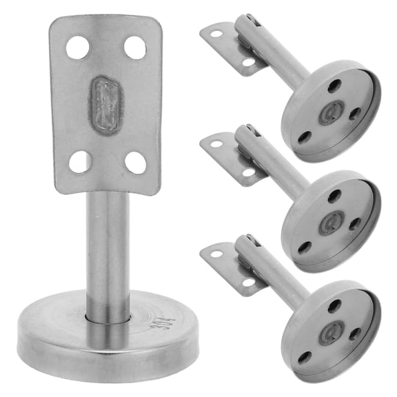 4Pcs Easy Install Stainless Steel Handrail Brackets Wall Mounted Banister Support