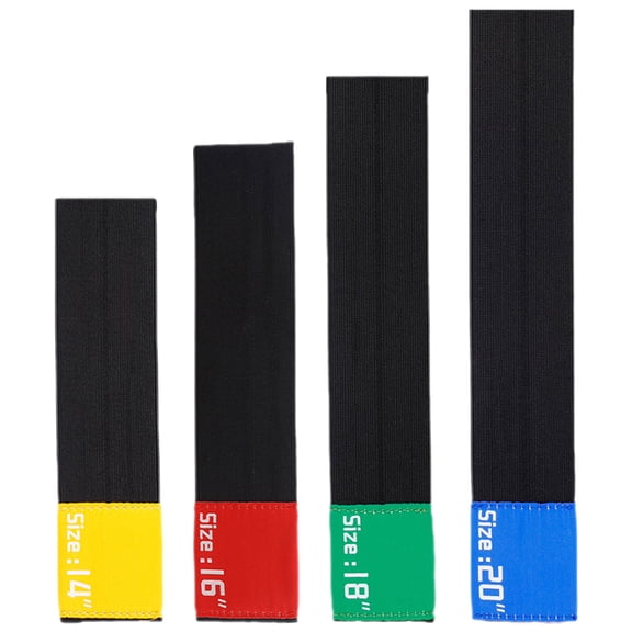 WEUVEB 4-Pack Flexible Drum Cymbal Mute Circles with Sound Dampening Belt for Quiet Practice Sessions