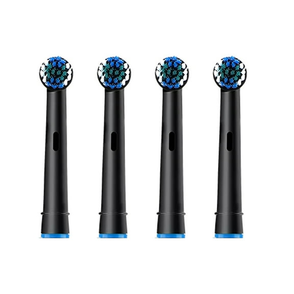 4Pcs Electric Toothbrush Replacement Heads-Black