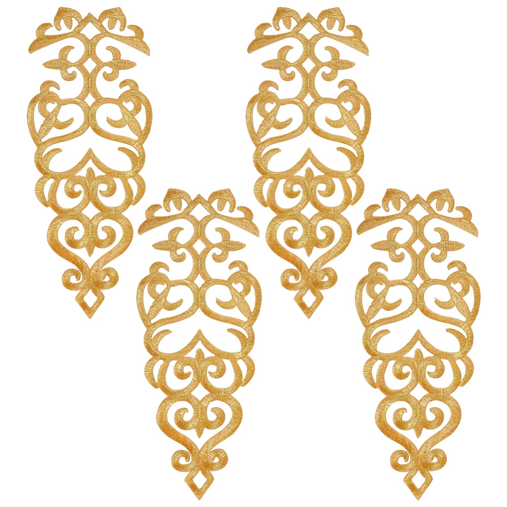 Appliques Gold Decorative Patches