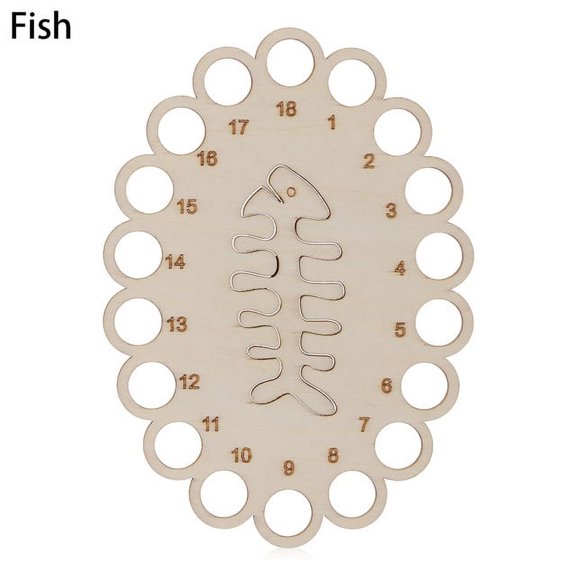 4Pcs Embroidery Floss Wooden Organizer Hollow Cross Stitch Storage Board Wooden Thread Holder