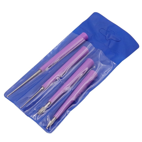 4Pcs Emery Beading Hole Enlarger Tipped Reaming File Needle File for Beads