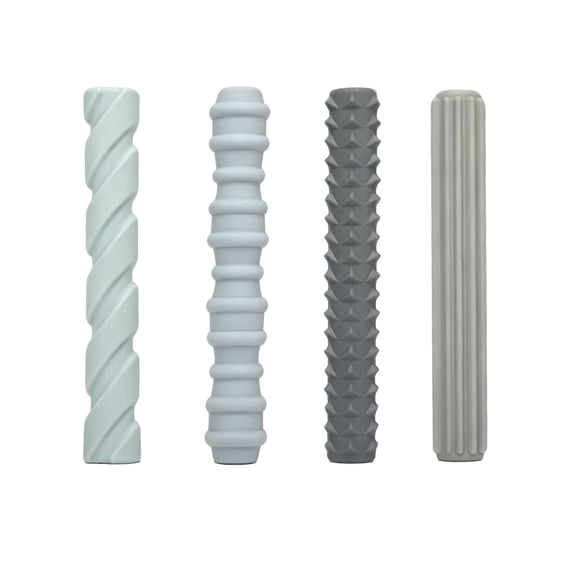 4Pcs Ergonomic Silicone Pen Grip Pen Sleeves Writing Aid with Nonslip Feature for Better Control and Slipping