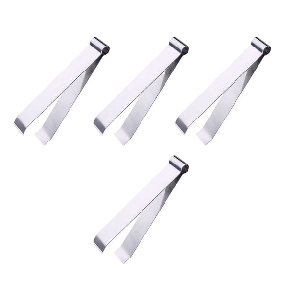 4Pcs Ergonomic Stainless Steel Fish Bone Puller Tweezers Flat Pincer Tool for Kitchen