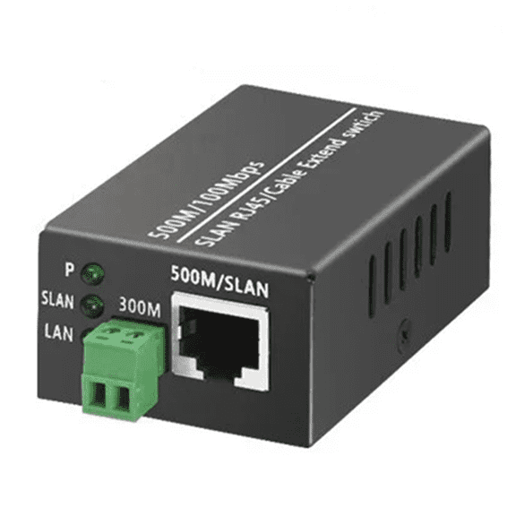 4Pcs Ethernet IP Extender over Coax HD Network Kit EoC Coaxial Cable Transmission Extender for Security CCTV Cameras(A)