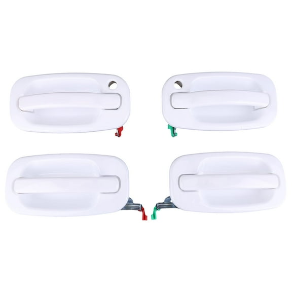 4Pcs Exterior Door Handles for GMC Sierra Suburban Yukon 1999-2006, Replaces 15029900 15029899 15182405 15029901