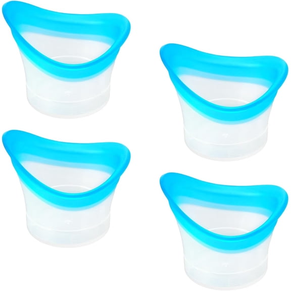 4Pcs Eye Wash Cup Eye Wash Bath Kit Silicone Eye Cleaning Cup for Eye Rinse, Portable Eye Care Tool Eye Cleaner Cup for Quick Relief Tired Eyes Cleaning Eye