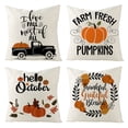 thumbnail image 1 of 4Pcs Fall Pumpkin Decorative Pillow Covers Autumn Farmhouse Cotton Linen Farm Fresh Pumpkin Decorative Thanksgiving Pillow Case Cushion Cover, 1 of 7
