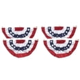 thumbnail image 1 of 4Pcs Fan Shaped American Flag, Portable Independence Day Festive Decor Flag 250th Anniversary, 1 of 9