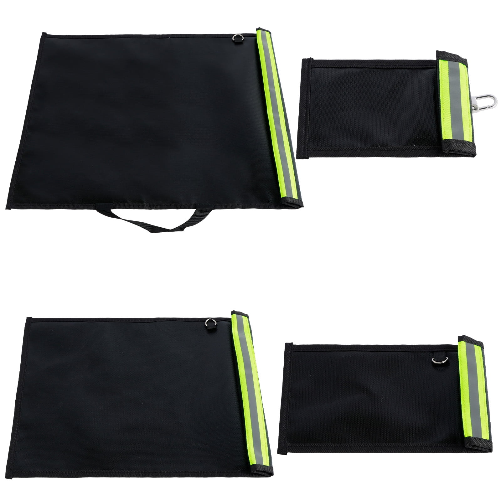 4Pcs Faraday Bags RFID Faraday Pouch with Reflective Strip and Handle Signal Blocker Faraday Bag Anti-Tracking Faraday Bags Anti-Theft Faraday Key Fob Protector for Laptops Tablets Phones