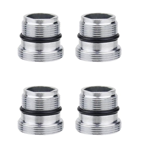 4Pcs Faucet Adapter with Aerator Kitchen Sink Faucet Adapter Kit to Garden Hose M18.5 to M22 thread Faucet Adapater, Copper