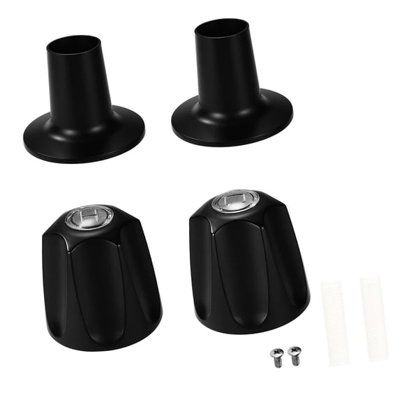 4Pcs Faucet Control Knob Replacement Parts Kirsite for Standard Fixtures
