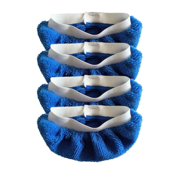 4Pcs Fiber Cloth Steams Mop Pad for Handheld Steams Cleaner Washable and Reusable Covers for Efficient
