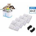 thumbnail image 1 of 4Pcs Filters+2Sponge for 2.5L Automatic Electric Pet Fountain Cat/Dog Drinking Water Dispenser, 1 of 3