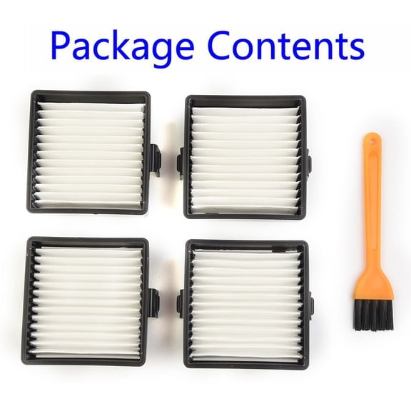 4Pcs Filters W/ Cleaning Brush For Ryobi P712/713/714K Vacuum Cleaner Filters Accessories Sweeper Cleaning Filters Replacement Laisenwei