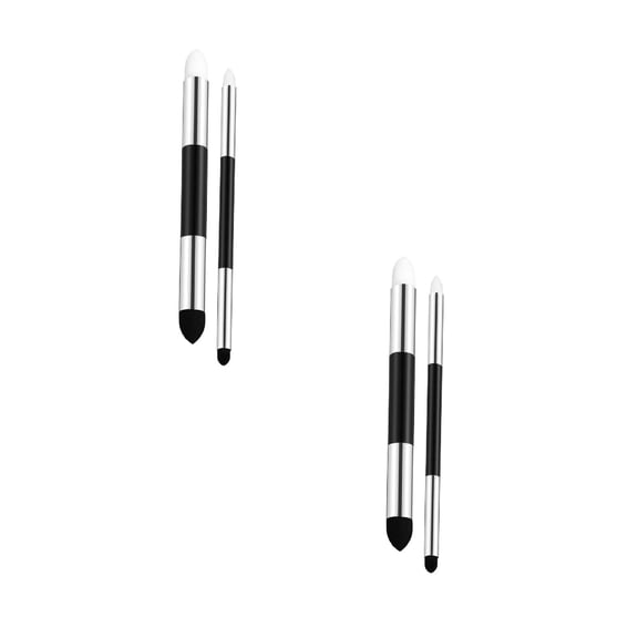 4Pcs Fine-Point Sketching Smudge Brush with Soft Blending & Comfortable Grip, Smudge Brush Blending Brush for Sketching Drawing Art Class Illustration