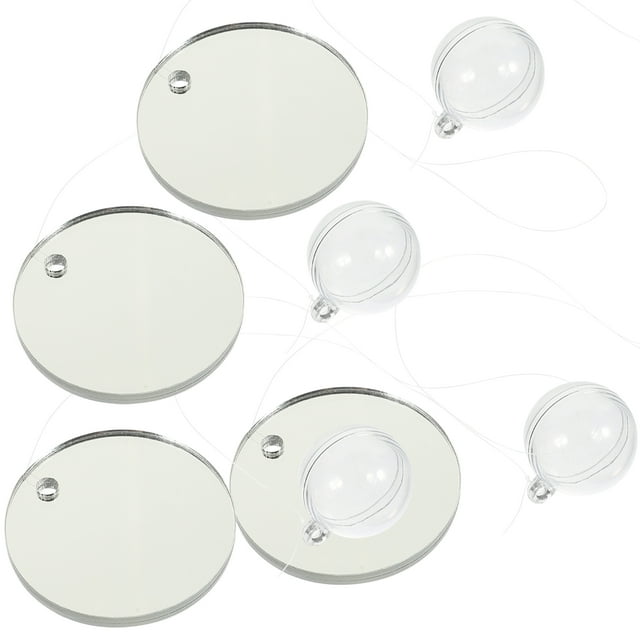 4Pcs Fish Tank Floating Mirrors Betta Tank Mirrors Floating Betta