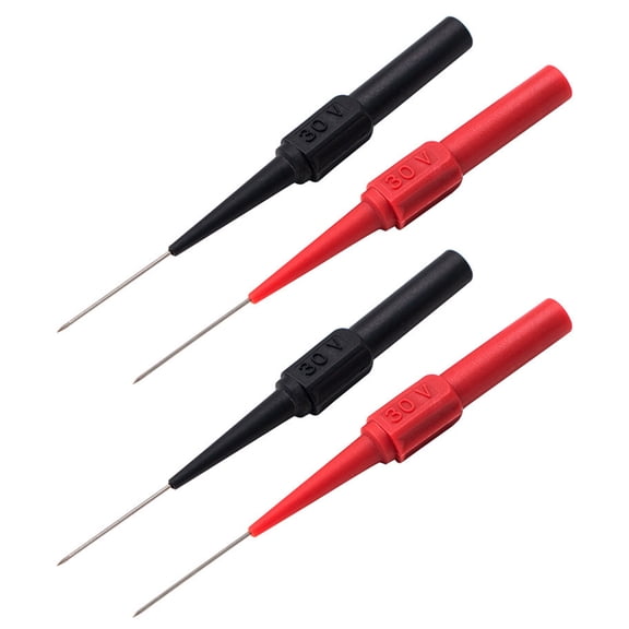 4Pcs Wire Piercing Probe Insulation Back Probes, Probe Non-destructive Pin, Back Probe Kit Automotive for Car