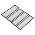thumbnail image 1 of 4Pcs Floor Vent Covers, 12"x4" Magnetic Floor Register Air Vent Screen, White, 1 of 5