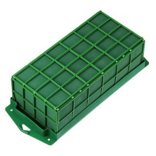  4 Pieces Floral Foam Cage with Handle Rectangle Floral Cage  Arranger Wet Flower Foam Blocks for Artificial and Fresh Flowers  Arrangement, 12.4 x 3.35 x 5.12 Inch, Green : Arts, Crafts & Sewing