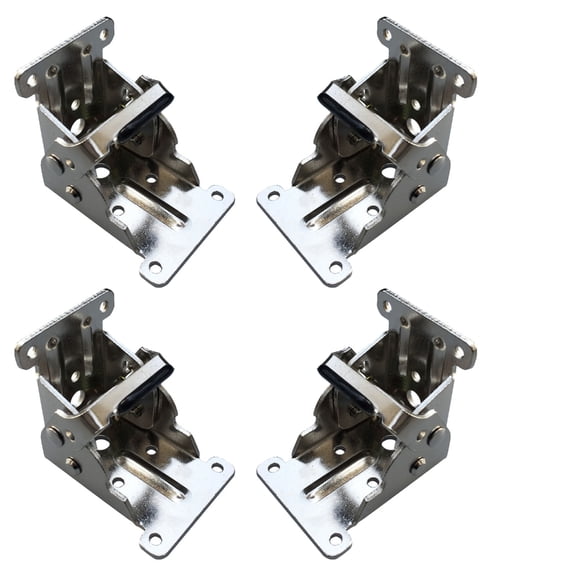 4Pcs Folding Table Leg Bracket Self Locking Hinge Lock Extension Support Bracket