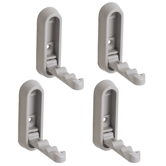 4Pcs Folding Wall Hook Multile Use Retractable Hook for Small Living Space