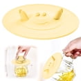 thumbnail image 1 of 4Pcs Food-Grade Silicone Multi-Purpose Cup Lid, Light Yellow,Silicone Cup Crab Designed Cup Cover with Tea Bag Holder Mug Lid for Coffee Tea, 1 of 9