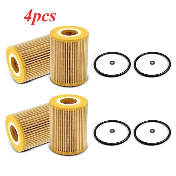 4Pcs For Sprinter 2500 3500 Diesel, Mercedes Bluetec CDI Oil Filter 05175571AA