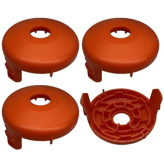4Pcs For Turbotrimmer Smallcut Lawn Trimmer Plastic Replacement Spool Cap, 05329-20