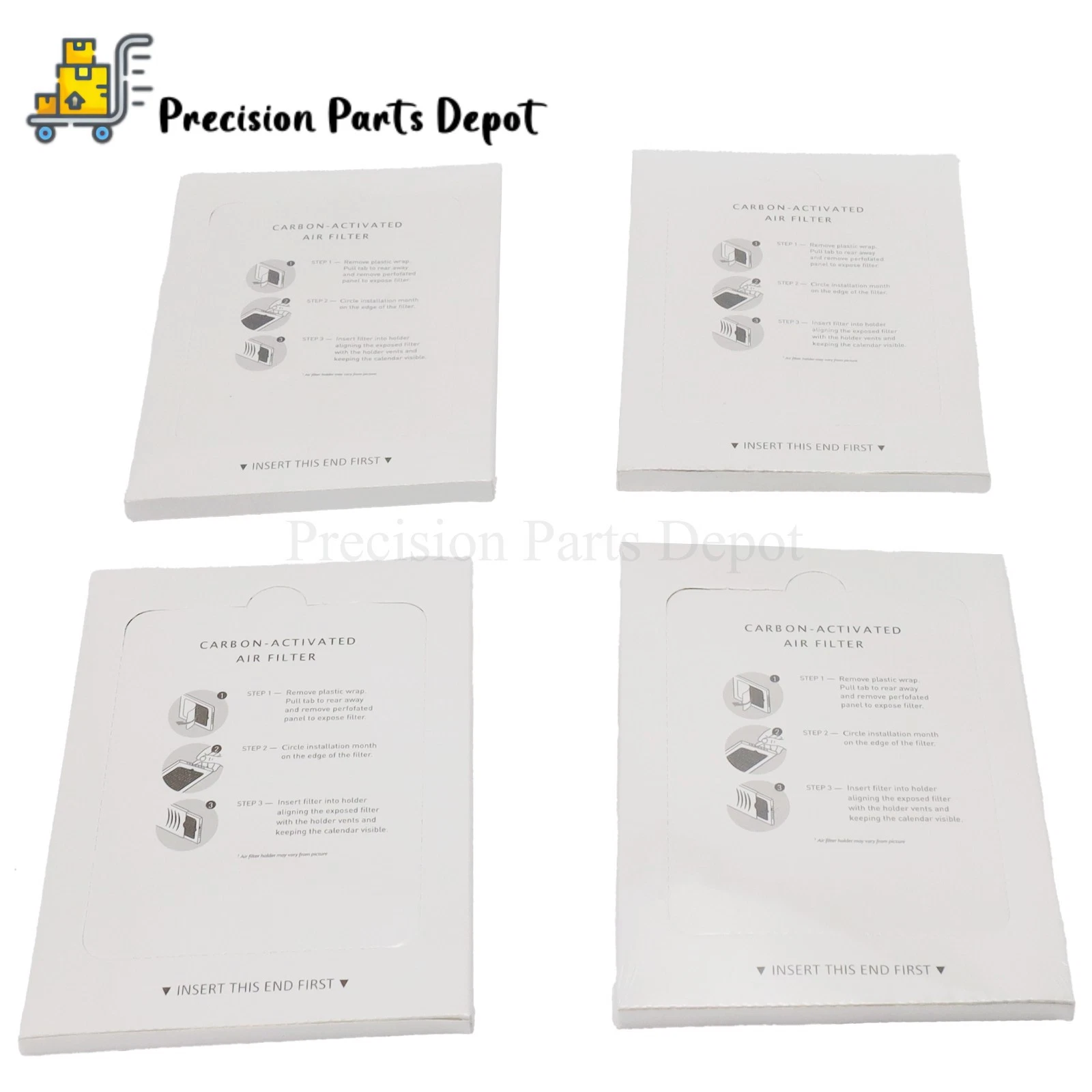4Pcs Fridge Filter Fits Frigidaire Paultra Pure Air Ultra Electrolux Eafcbf