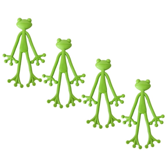 4Pcs Frogs Plant Stand Green Plant With Frogs Plant Auxiliary Bracket For Indoor Outdoor Garden Use