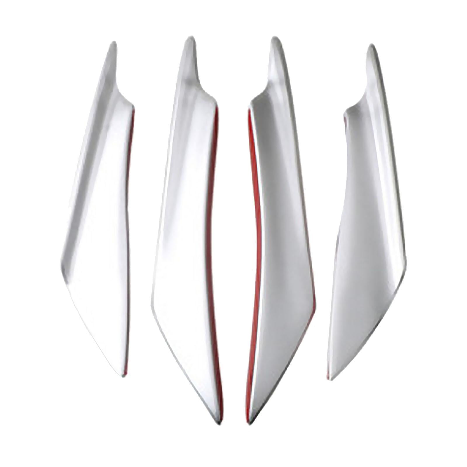 4Pcs Front Bumper Lip Diffuser Car Body Decor Accessories ,Universal ...