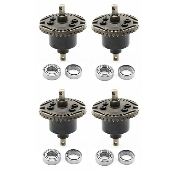 4Pcs Front Rear Differential with Bearing for Slash VXL Stampede 1/10 RC Car Upgrade Parts