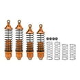 thumbnail image 1 of 4Pcs Front Rear Shocks Set Model Car Shock Absorber Damper for Lasernut U4 Tenacity 1/10 Off Road VehicleOrange, 1 of 8